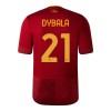 Fotbalové dres AS Řím Dybala 21 Domácí 2022-23 Krátký Rukáv